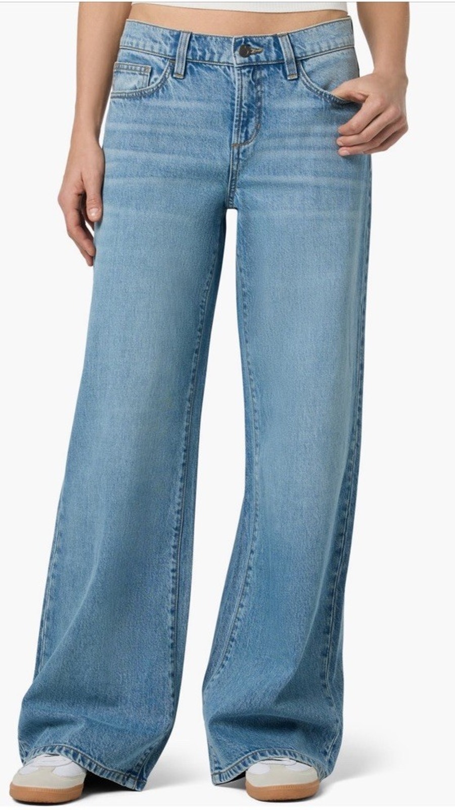 Joe's Jeans Low Rise Wide Leg Hanoi Women's Sz 27 Nwt $218